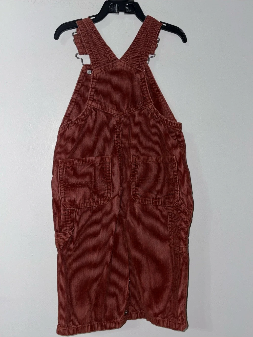 Carters Rust Corduroy Baby Overalls size 9ms
